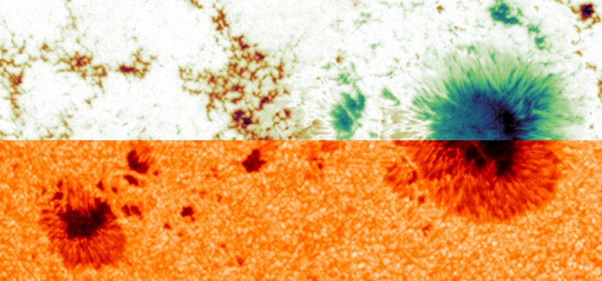 Continuum intensity and longitudinal magnetic field acquired by SO/PHI-HRT Continuum intensity and longitudinal magnetic field acquired by SO/PHI-HRT during the first Remote Sensing Window of the Solar Orbiter Mission